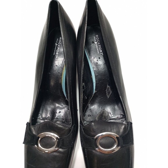 Rockport Sole Innovation Womens Black Block heels Size 11M - Picture 6 of 8